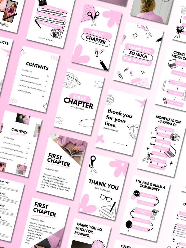 MRR/PLR Feminine eBook Templates product image (6)