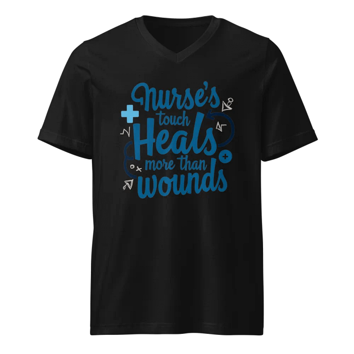 Nurse's Touch V-Neck Tee product image (1)