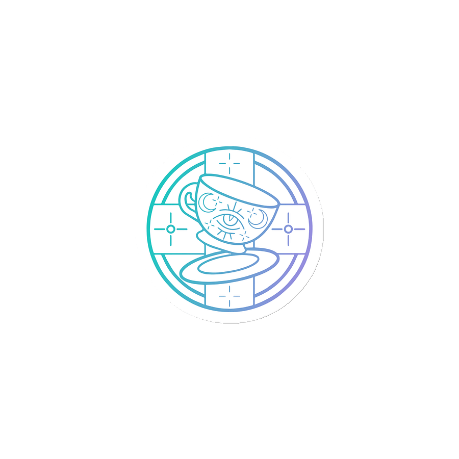 School Of Tea Sorcery Emblem Die-Cut Magnet product image (2)