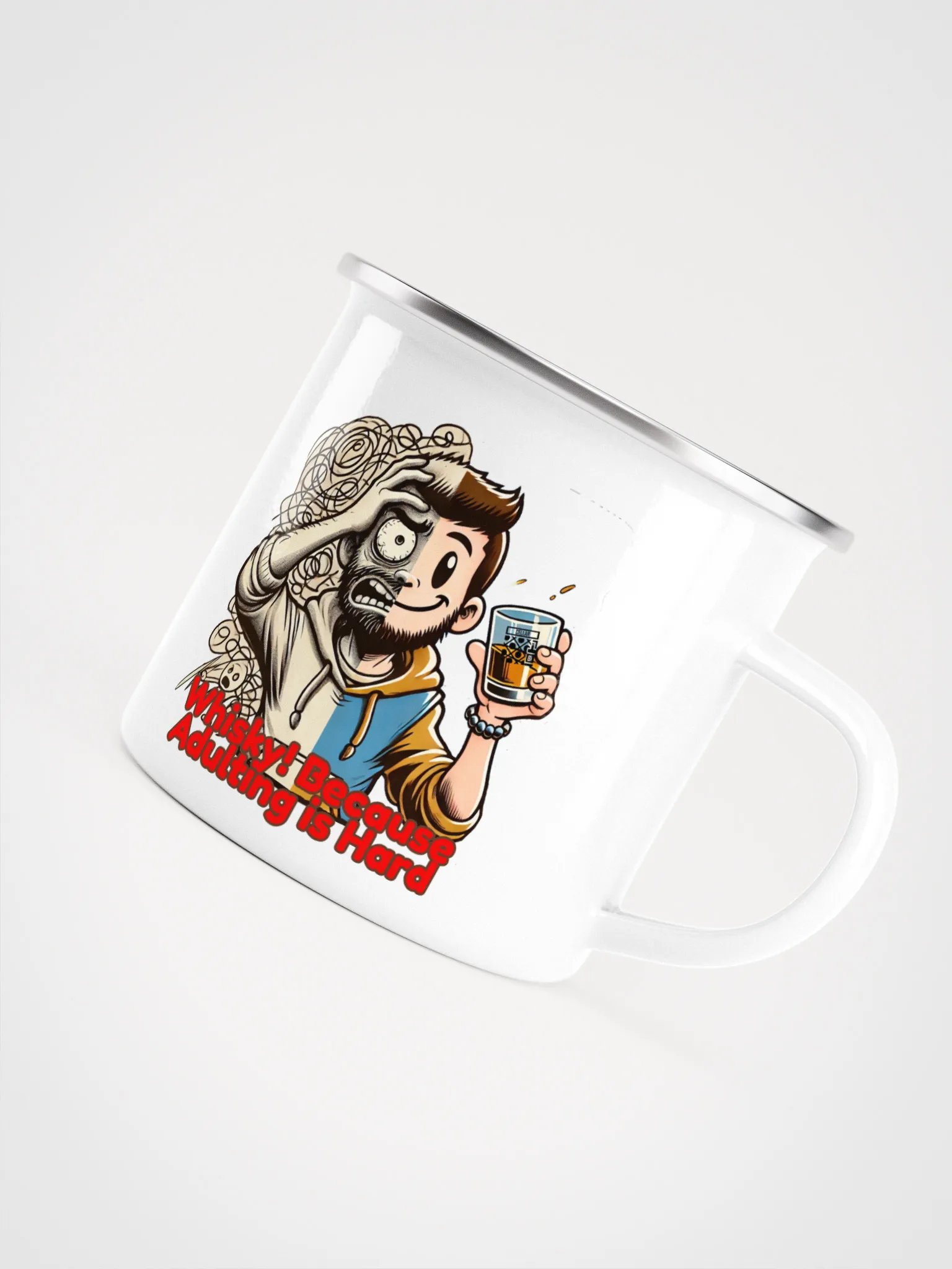 Cellar 8T Whisky - Adulting - Enamel Mug product image (5)