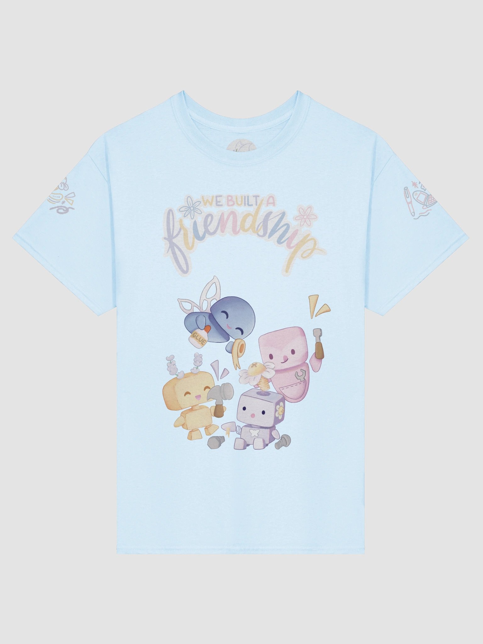 ✿ we built a friendship [white outline] product image (10)
