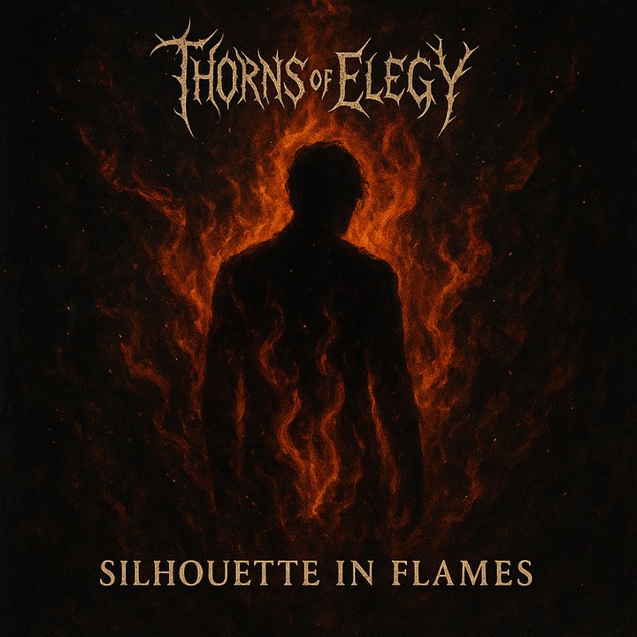 Thorns of Elegy – Silhouette in Flames (Digital Single) product image (1)