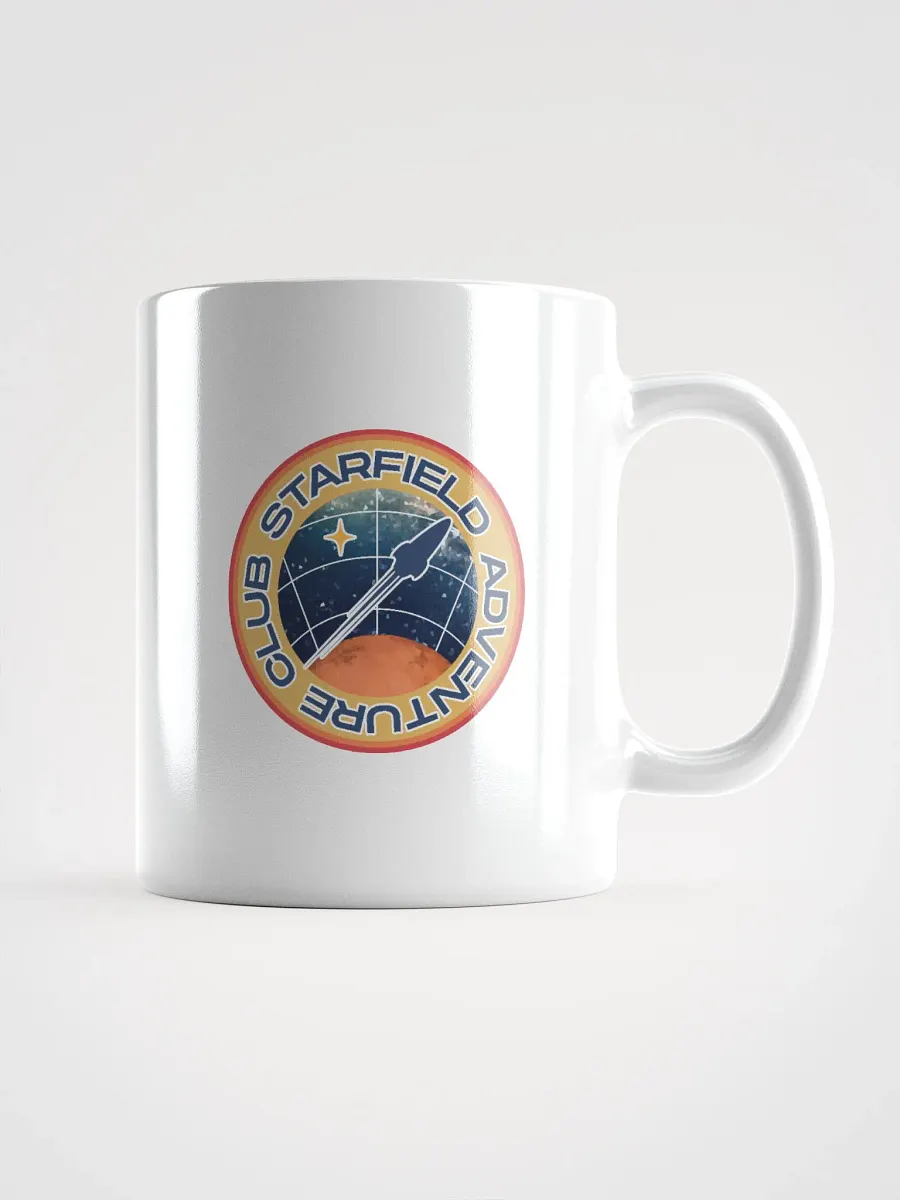Starfield Adventure Club White Mug product image (1)