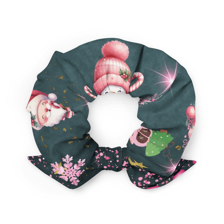 Pink and Green Christmas Scrunchie product image (3)