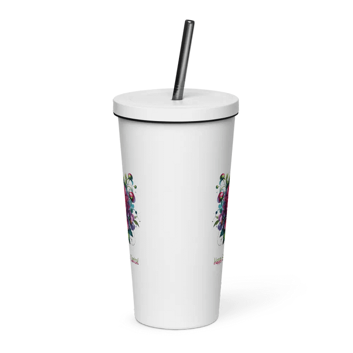 Happy Birthday Clarice Tumbler With A Straw product image (1)