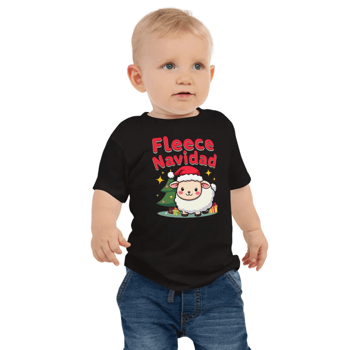Fleece Navidad Baby Tee product image (1)