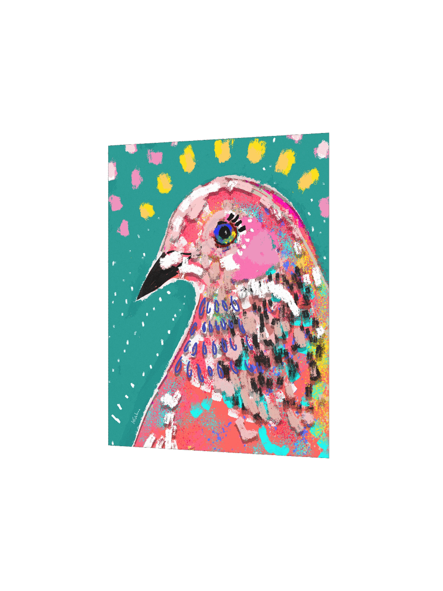 The Prettiest Pigeon - Premium Art Poster product image (6)