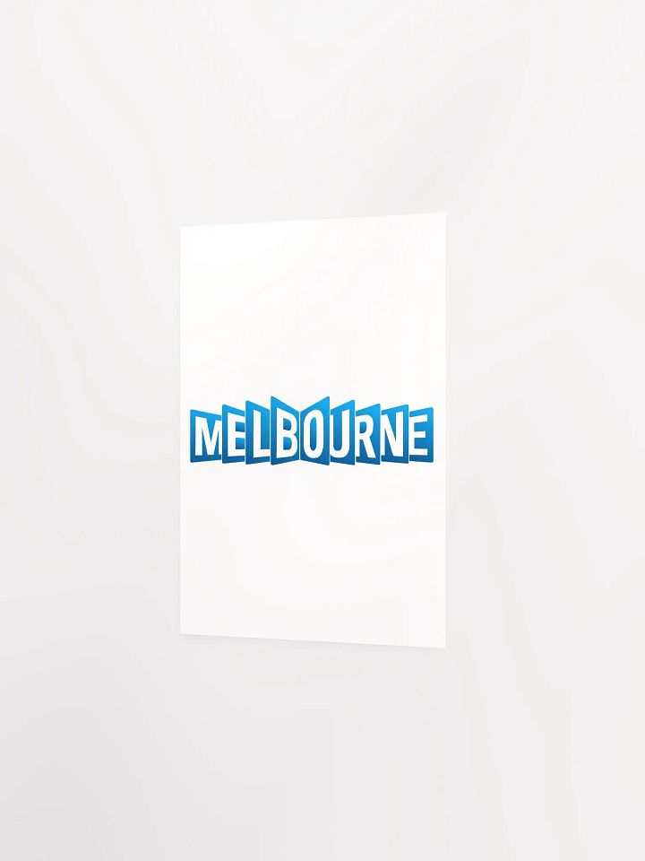 3D Melbourne Blue Poster product image (20)