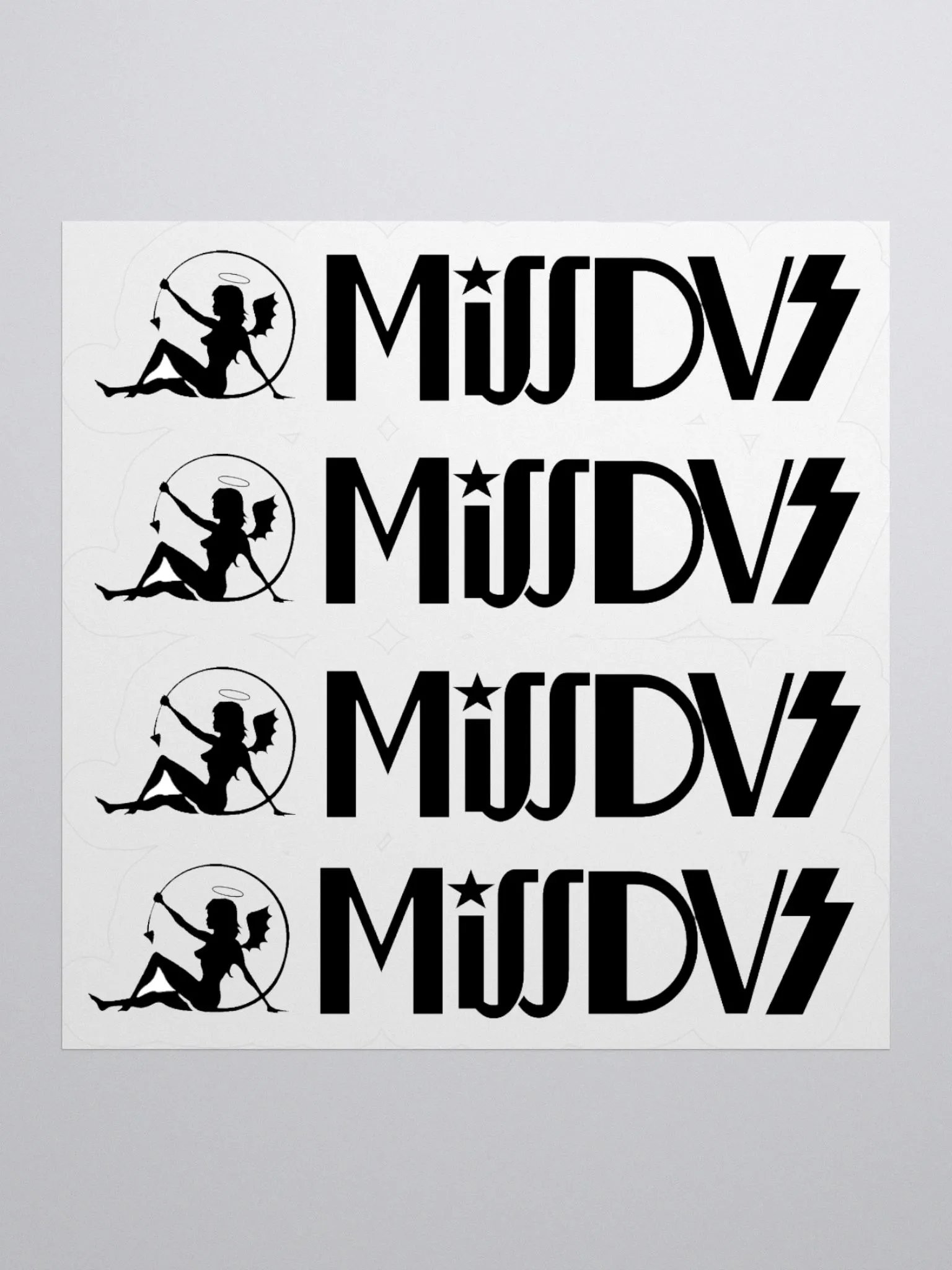MissDVS Halo Logo Stickers product image (2)