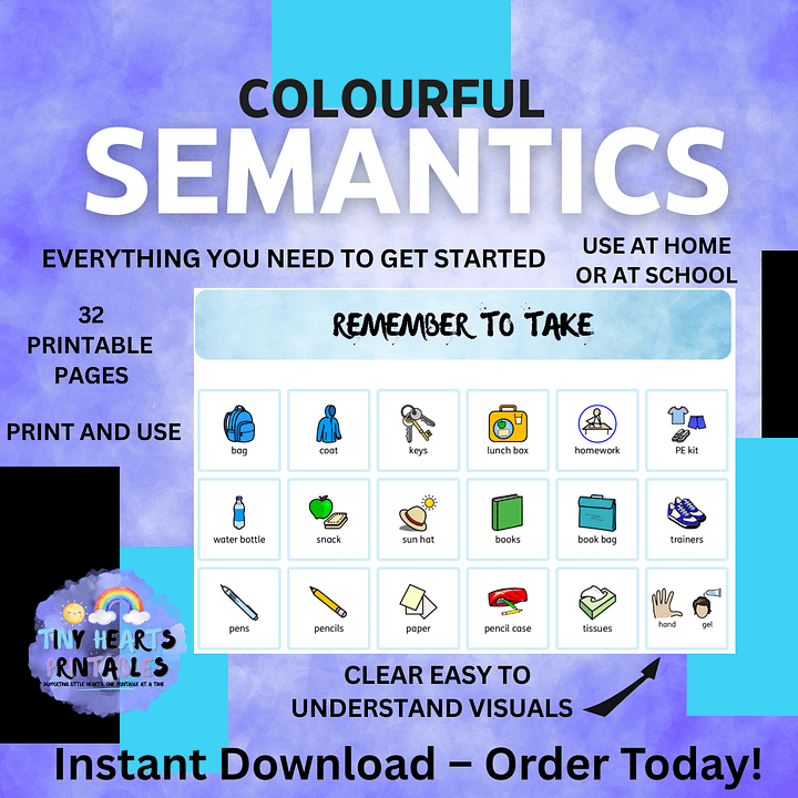 Back to School Visual Aids for Parents to Prepare Kids | Printable Prep Pack for | SEN, EYFS Routines, Emotions, Timetable, Core Vocab product image (2)