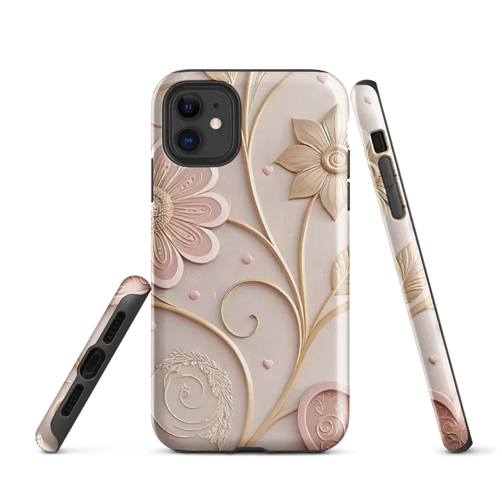 Floral Elegance Luxury iPhone® Tough Case product image (1)