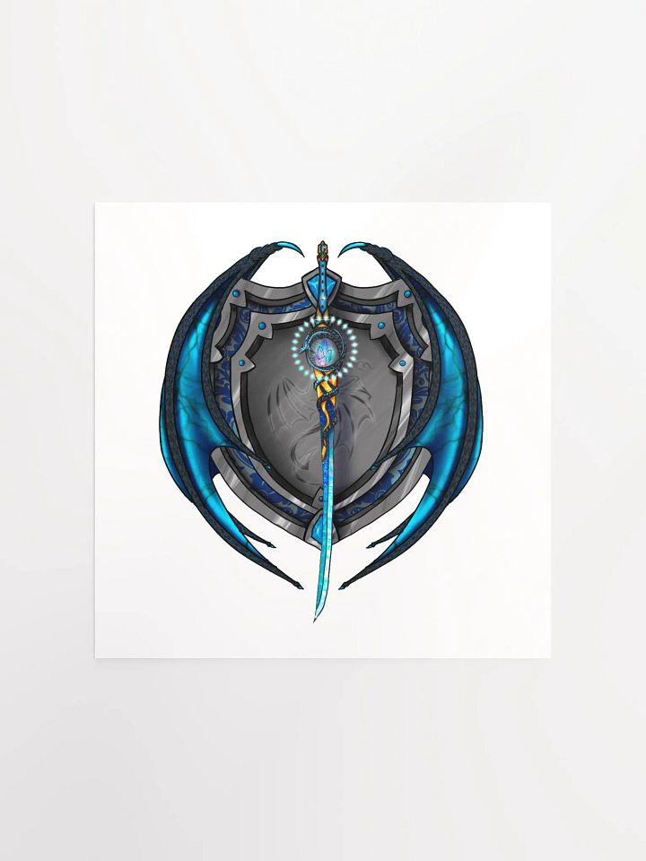 Azure Captian Crest Print product image (1)