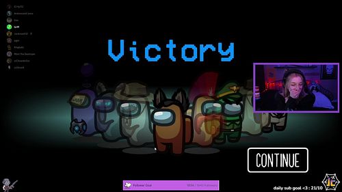 HAPPY AMONG US COMMUNITY NIGHT!!!🎉 this is a little peak of how last time we played went 😂😂 trust me, we get super into this....