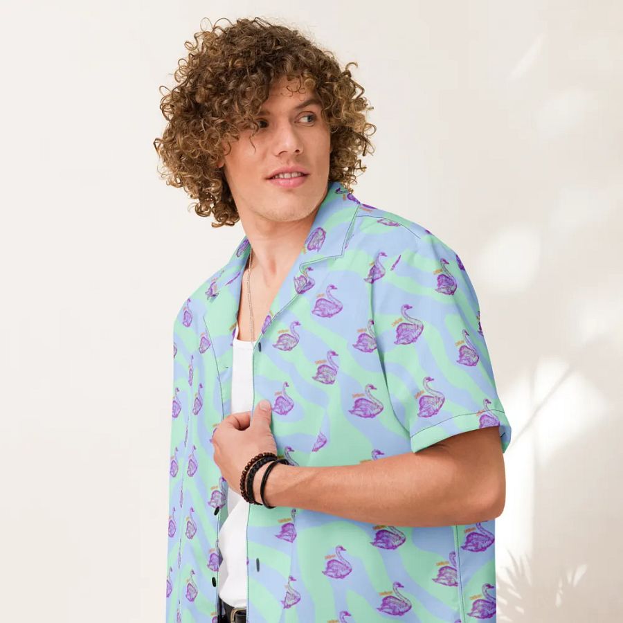 Whimsical Waves Hawaiian Shirt product image (7)