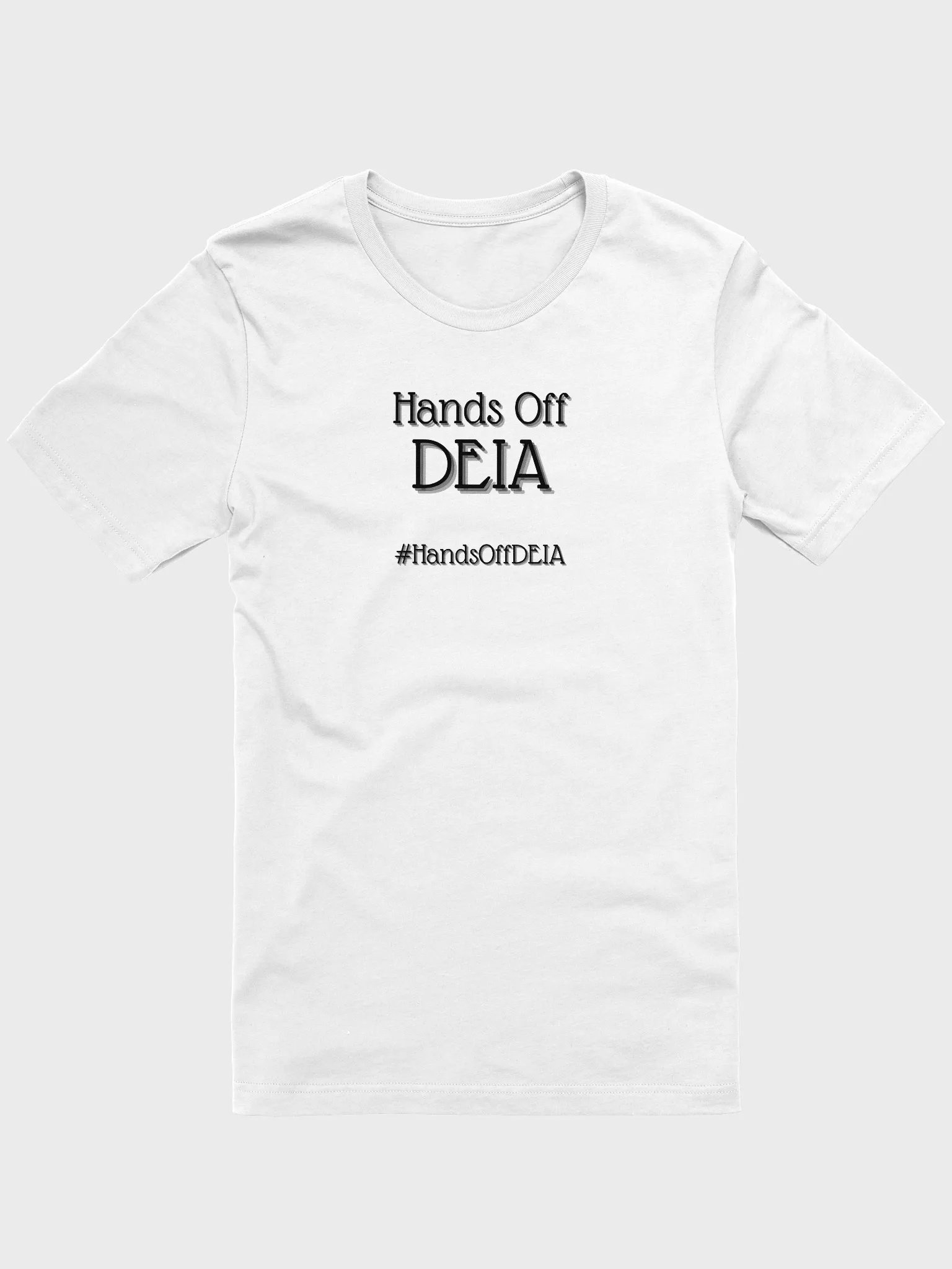 Hands Off DEIA, HOD (words only), Tee product image (1)