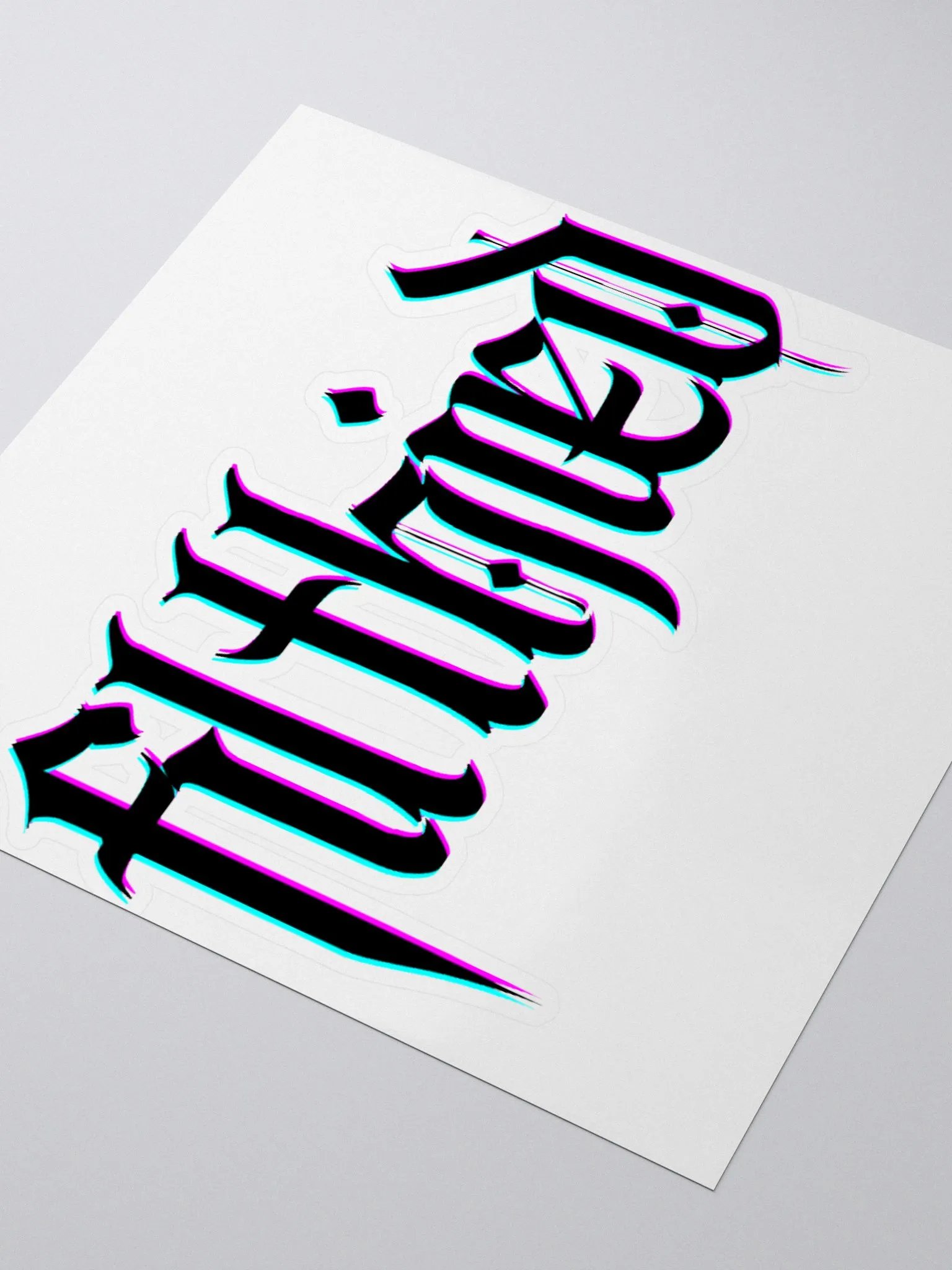 Glitched Sticker product image (3)