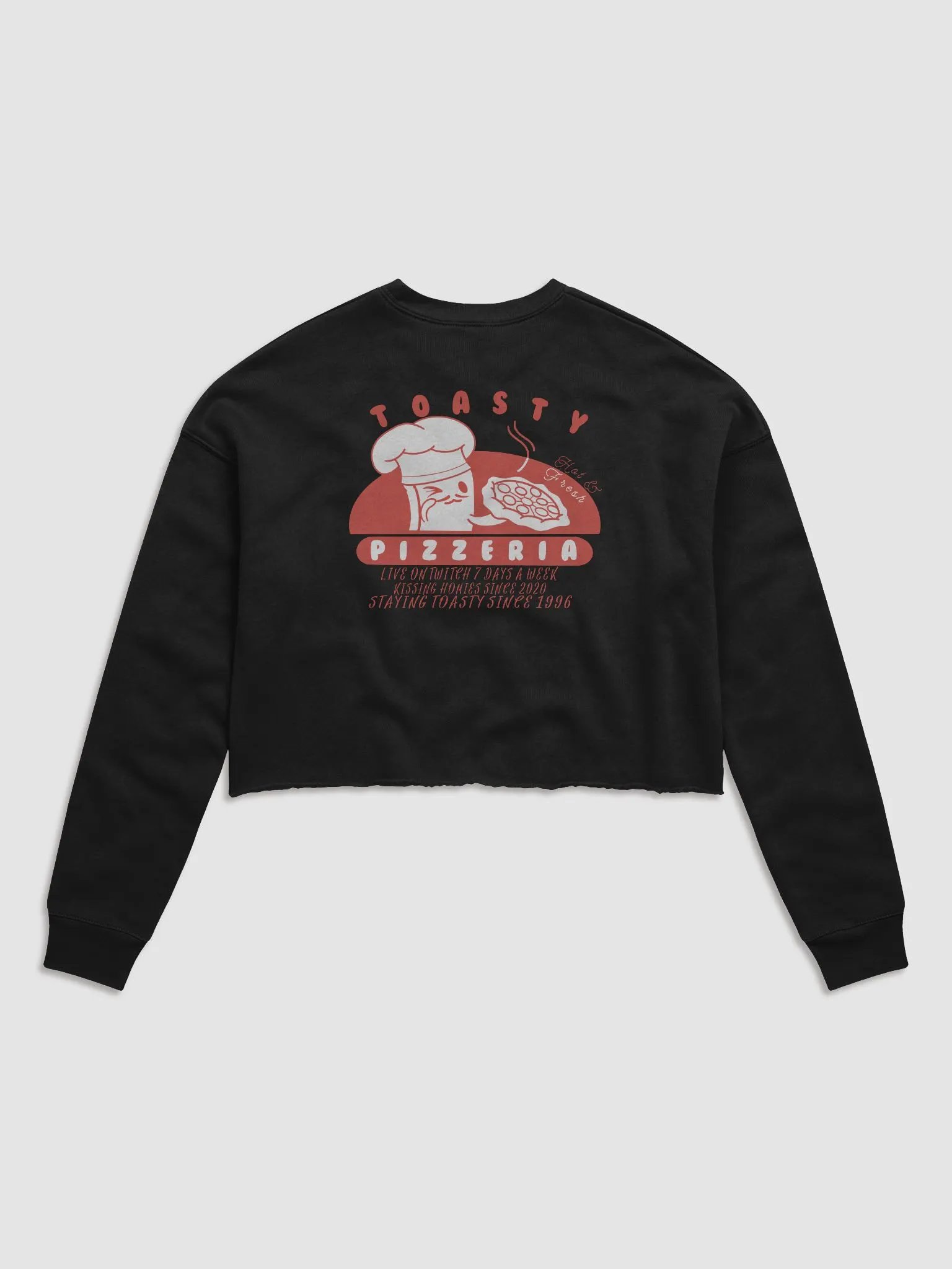 Toasty Pizzeria Crop Sweater product image (17)