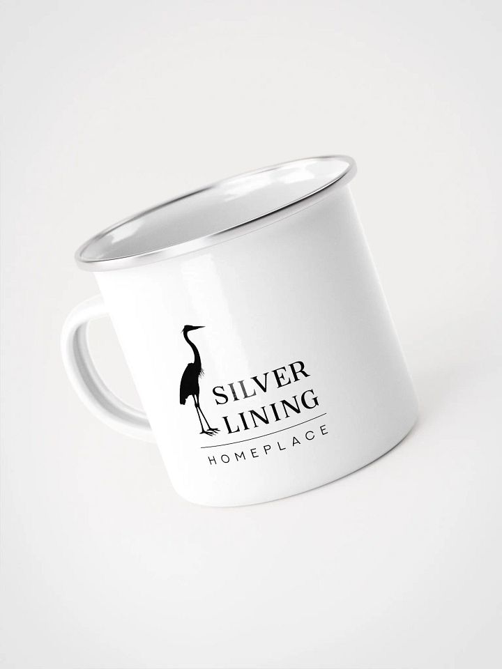 Heron Logo Enamel Mug product image (1)