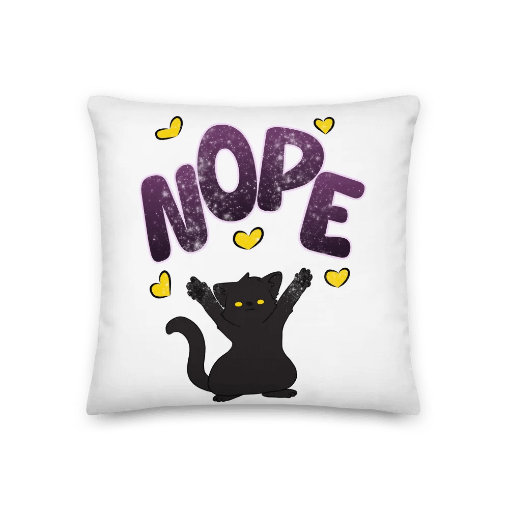 NOPE Throw Pillow product image (1)