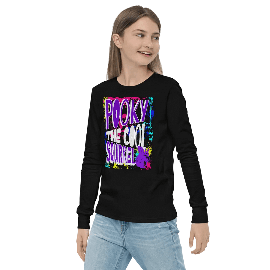 Pooky's Graffiti Squirrel Long Sleeve Tee product image (3)