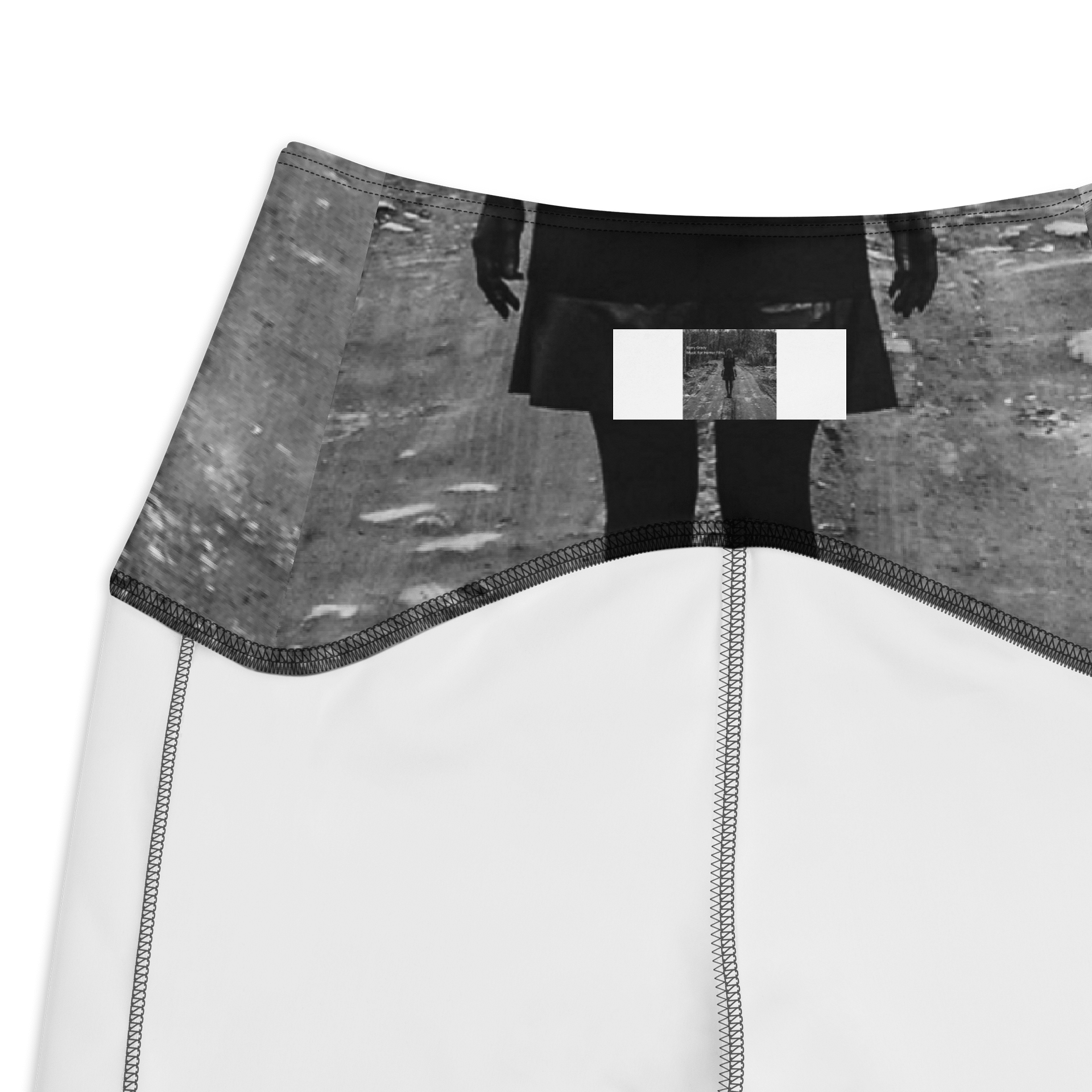 'Music For Horror Films' Sun-Protect Crossover Leggings with Pockets product image (3)