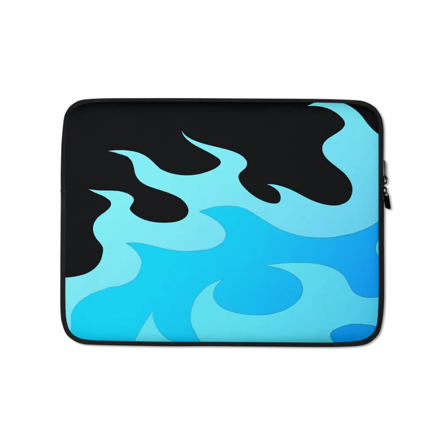 Blue Fire Laptop Case 【Black】 product image (1)