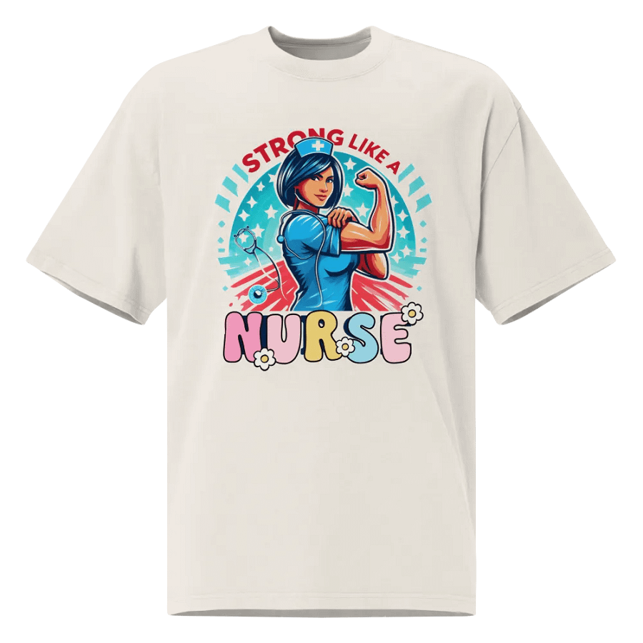 Strong Like a Nurse Oversized Tee product image (3)