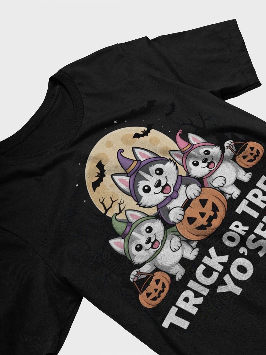 Witchy Huskies Trick-or-Treat T-Shirt product image (31)