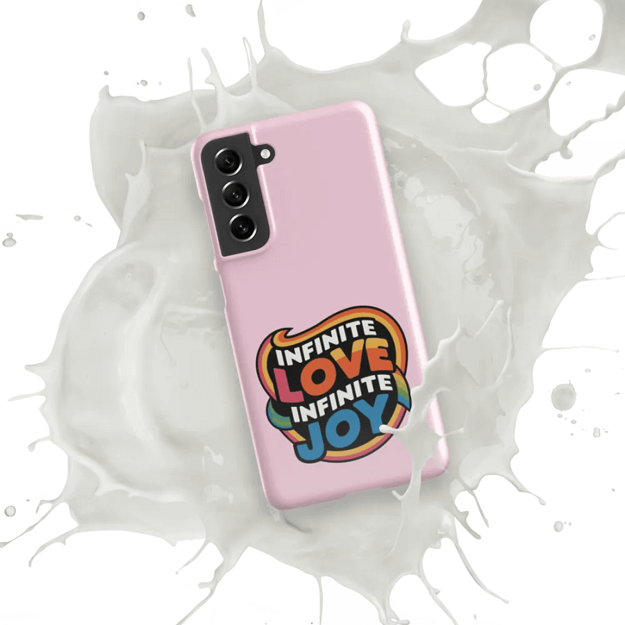 Infinite Love Infinite Joy Snap Case for Samsung (Pink) product image (10)