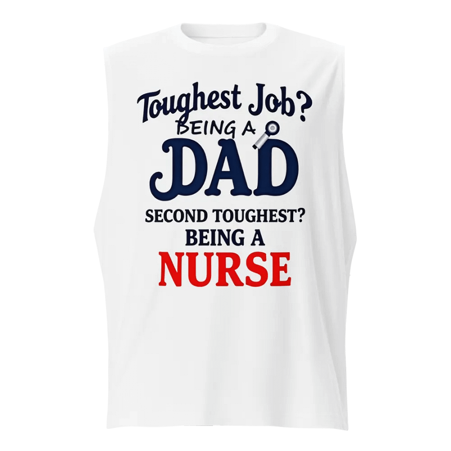 Dad: Toughest Job Muscle Tank product image (1)