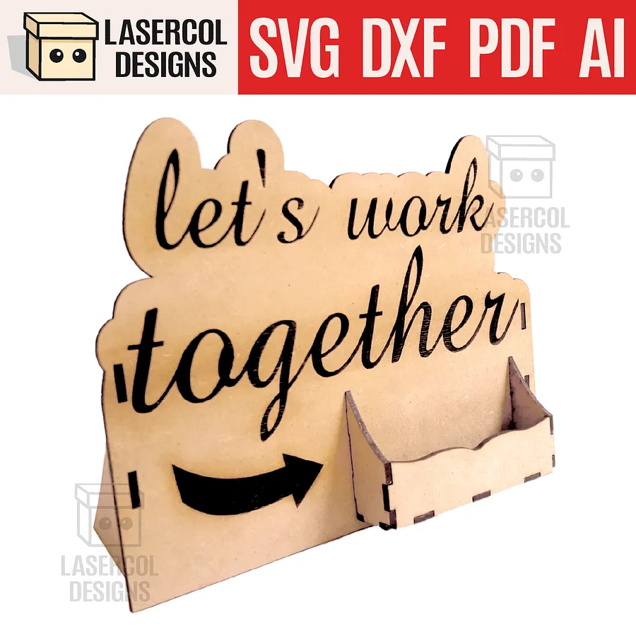 Business Card Holder - Laser Cut Files product image (1)