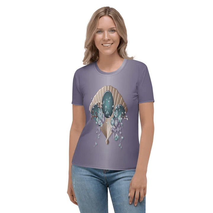 Floral Themed All Over Print T-shirt product image (2)