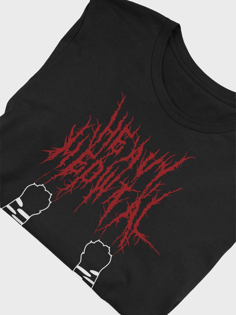 Heavy Meowtal T-shirt for metalheads and cat lovers, unisex, short sleeve product image (5)