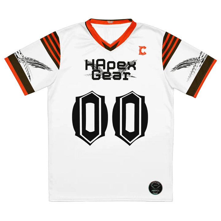 Uncle Buck - White - Recycled Unisex Sports Jersey - Black HApex Gear Black Logo product image (2)