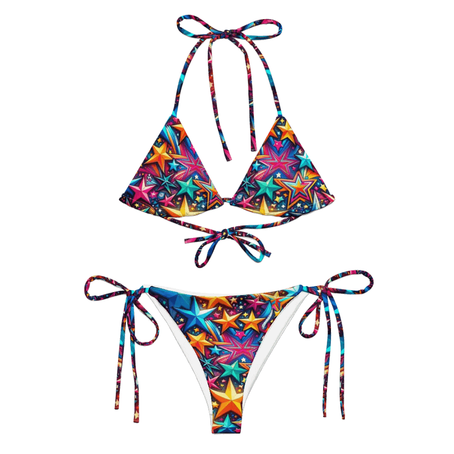 Vibrant Stars String Bikini product image (2)