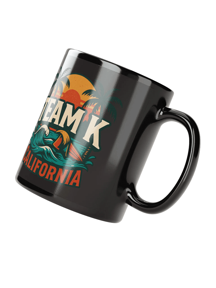 TEAM K CALIFORNIA Black Mug product image (2)