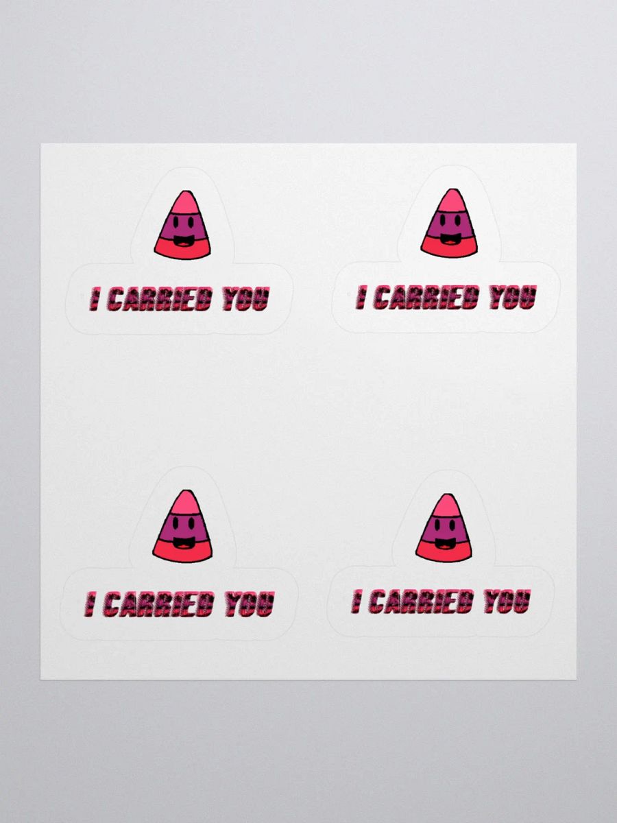 I CARRIED YOU - Stickers product image (1)