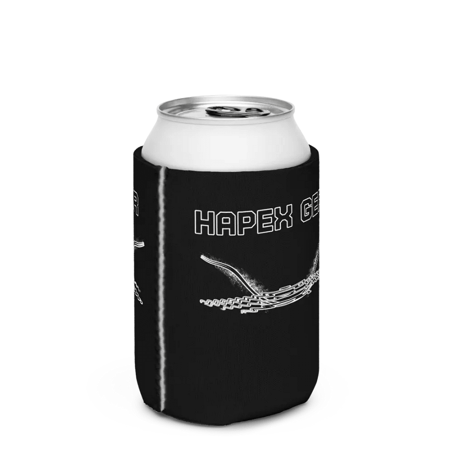 Coozie Can Cooler - Black - Black Hapex Gear Black Logo product image (2)