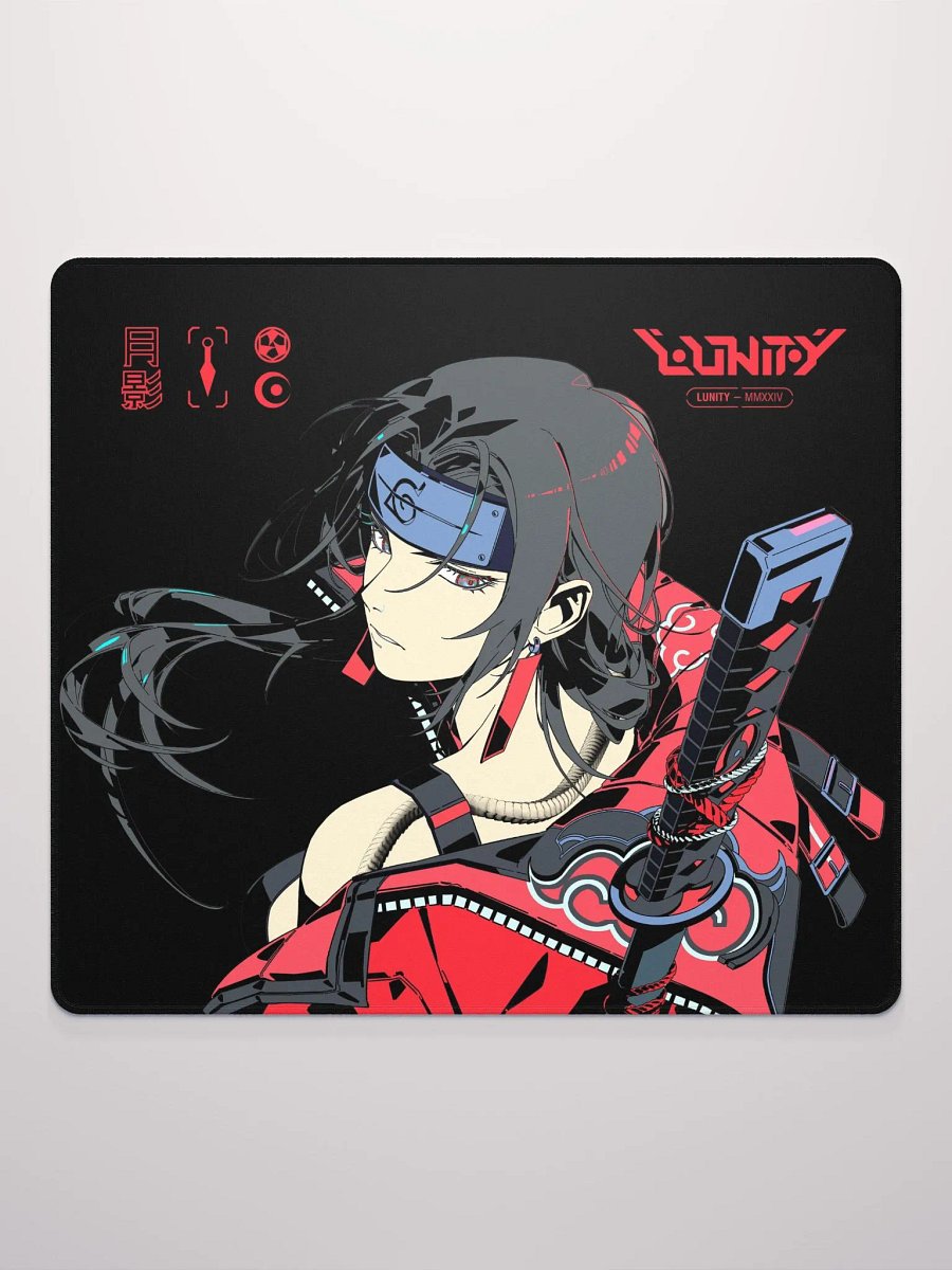 Kunoichi Black Mousepad (18"x16") product image (2)