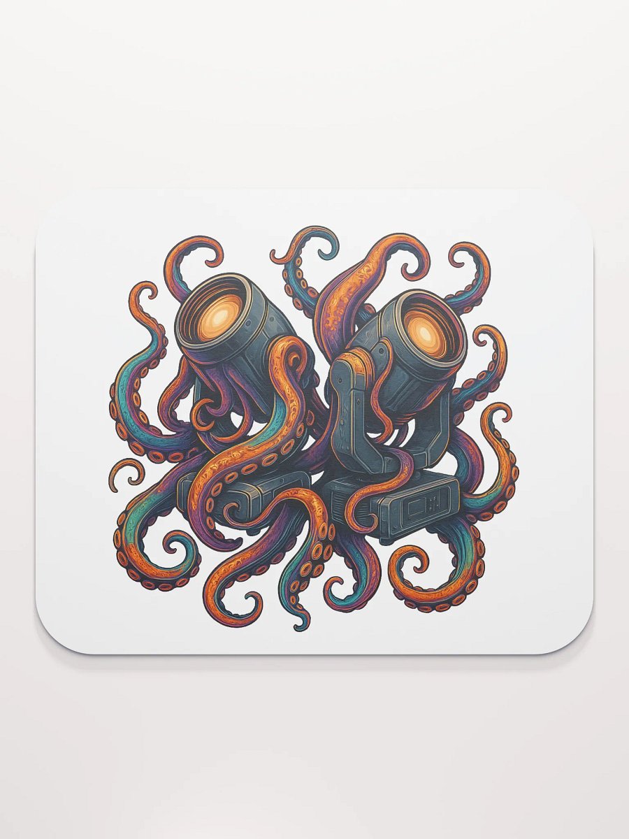 Theatrically Jerry: "Tangled Up" Octopus Moving Head Light Mouse Pad product image (2)