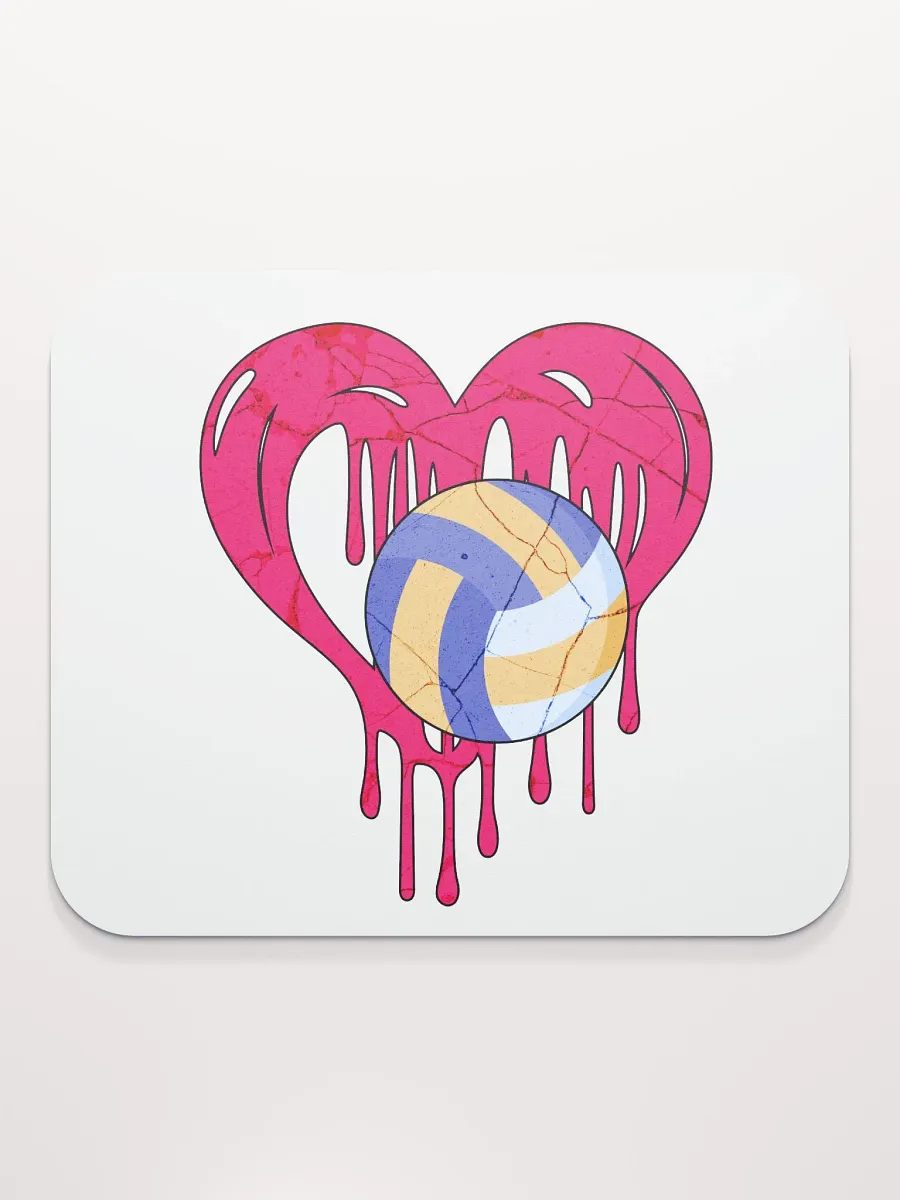 Heart Volleyball Mouse Pad product image (3)