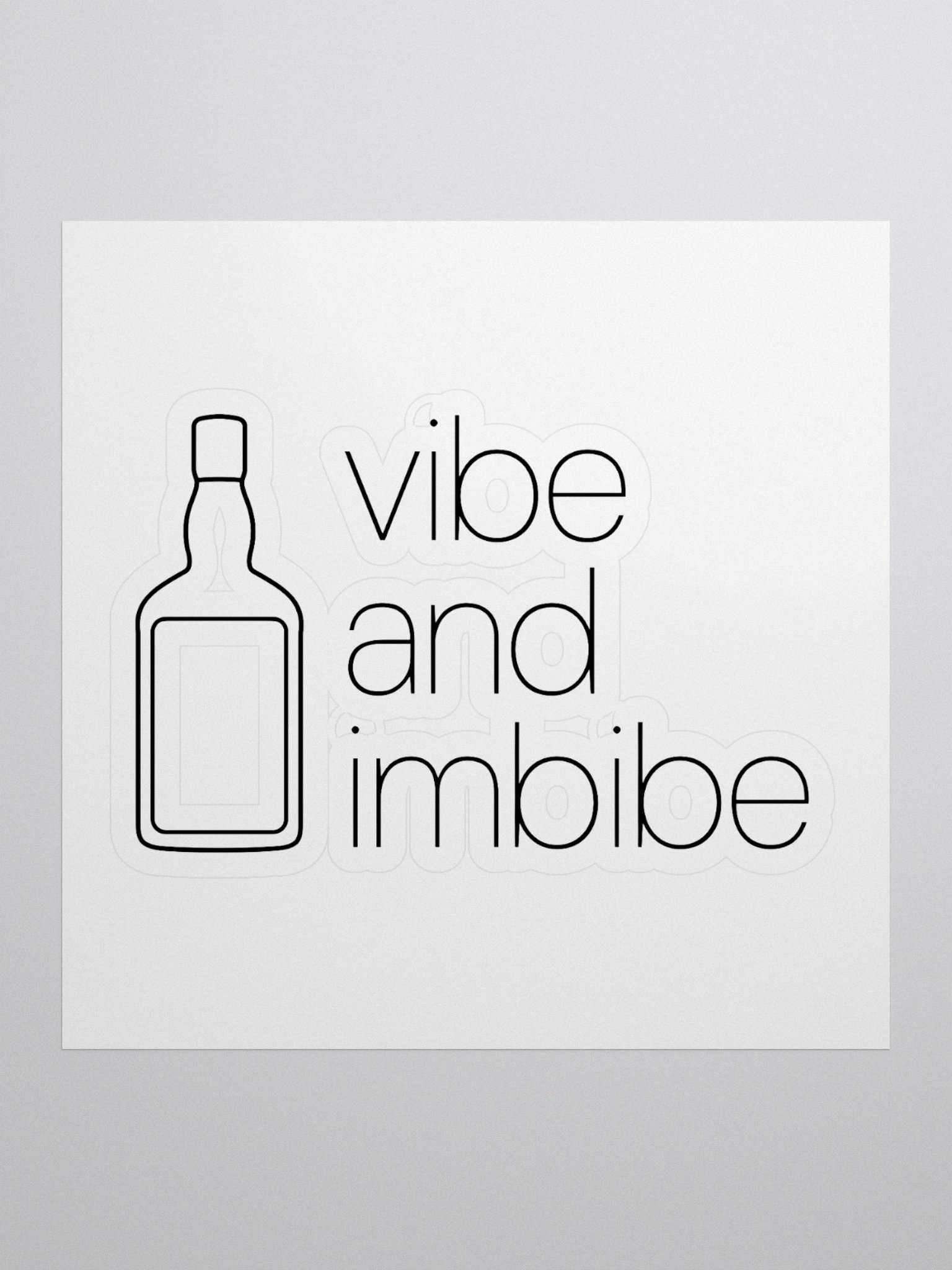 Vibe & Imbibe Sticker 2 product image (1)