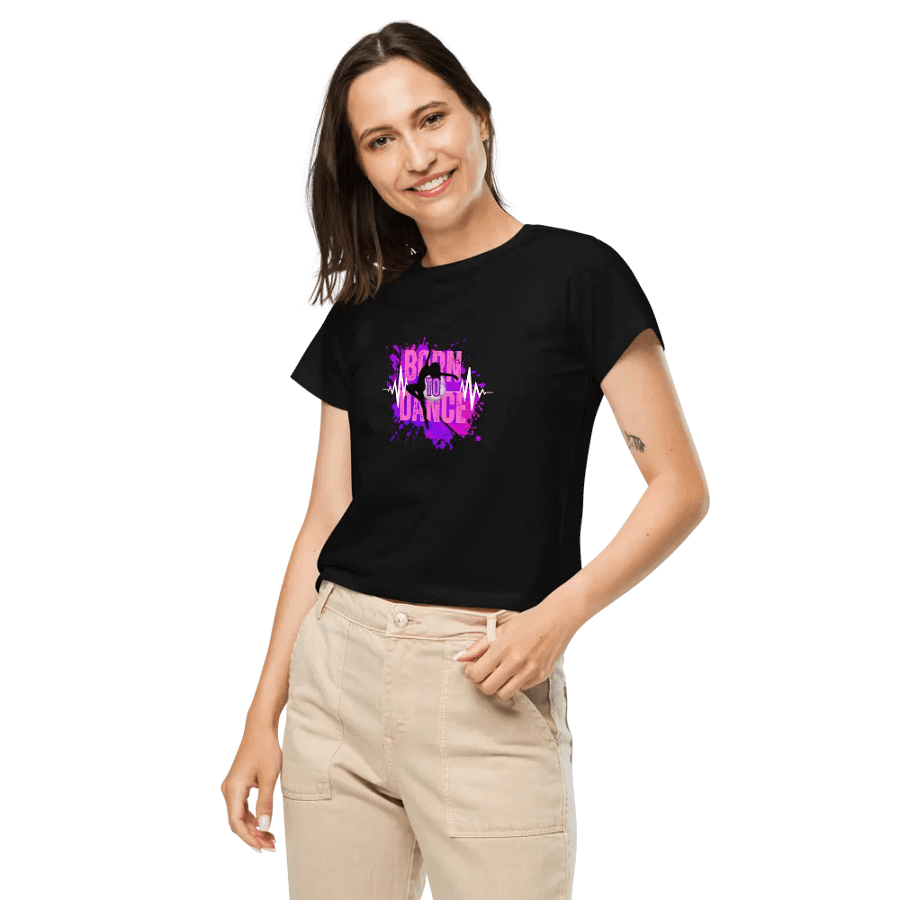 Born to Dance Her Silhouette Waisted Tee product image (8)