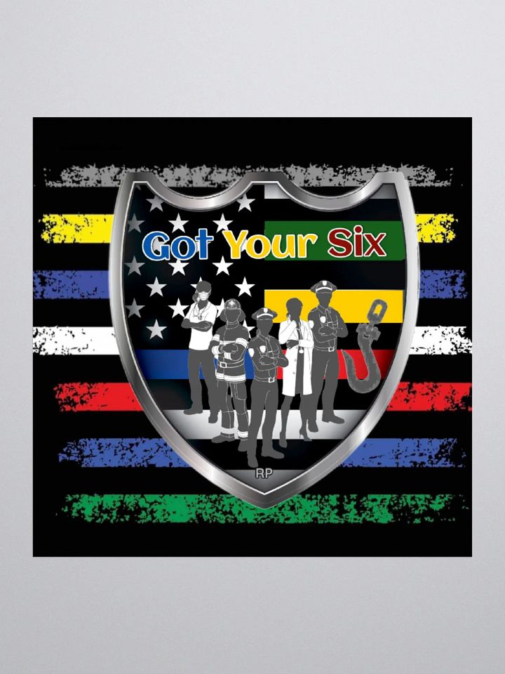 Got Your Six RP Emergency Kiss Cut Sticker product image (1)