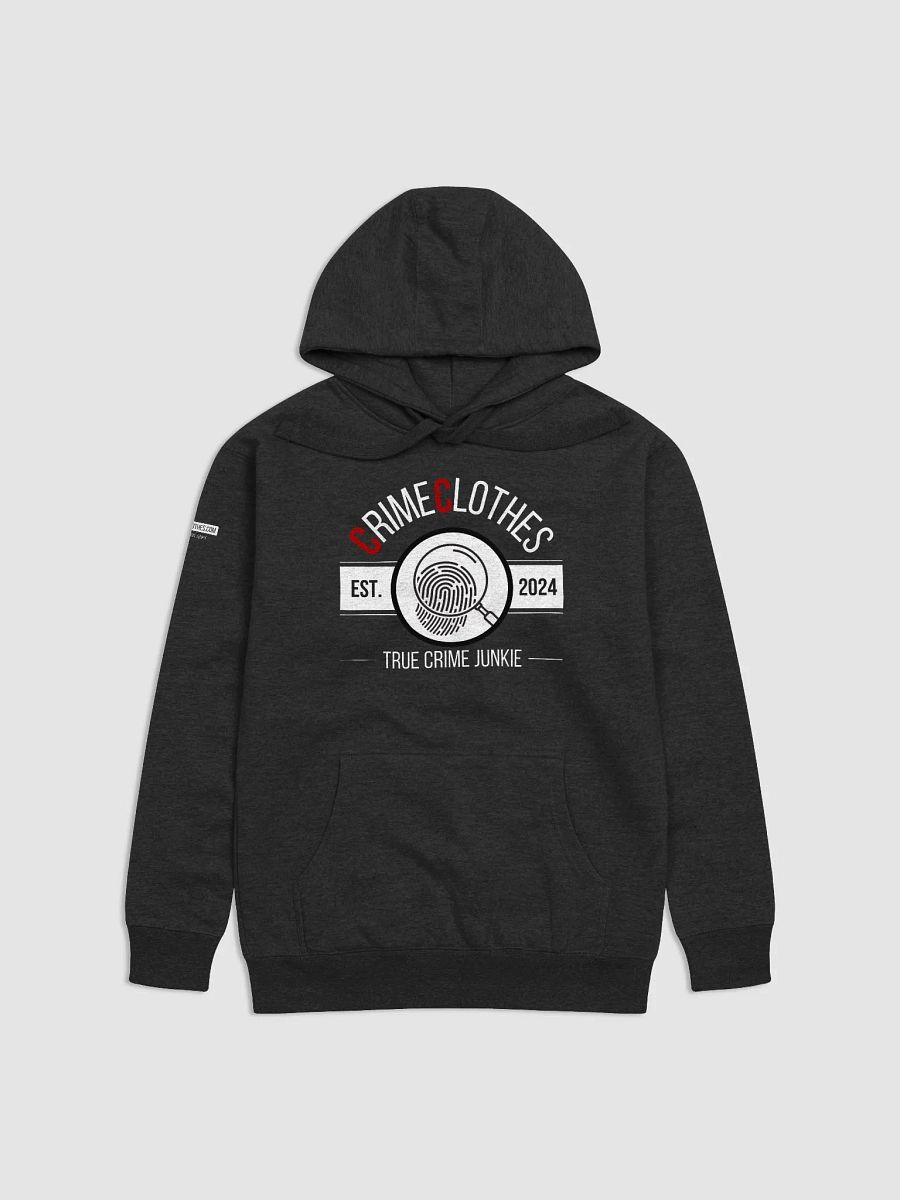CrimeClothes True Crime Junkie Logo Unisex Premium Hoodie product image (4)