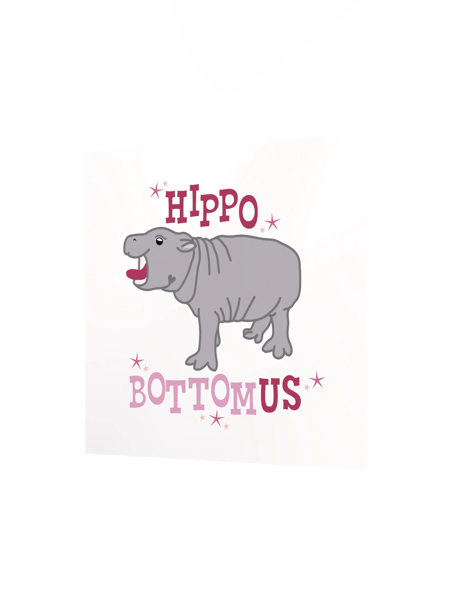 HippoBOTTOMus Print | Funny Gay Art product image (2)
