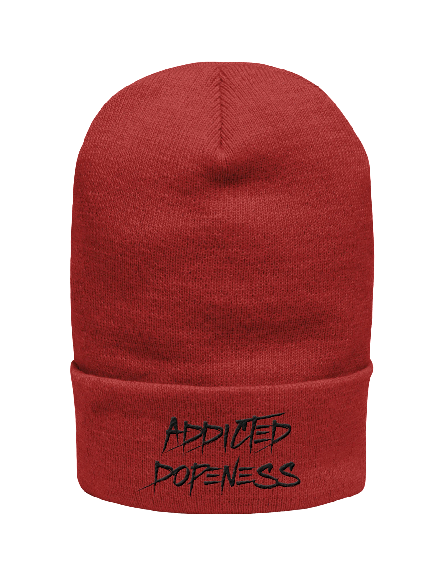 Blackout Stitched Beanie Vibes (Black AD) product image (1)