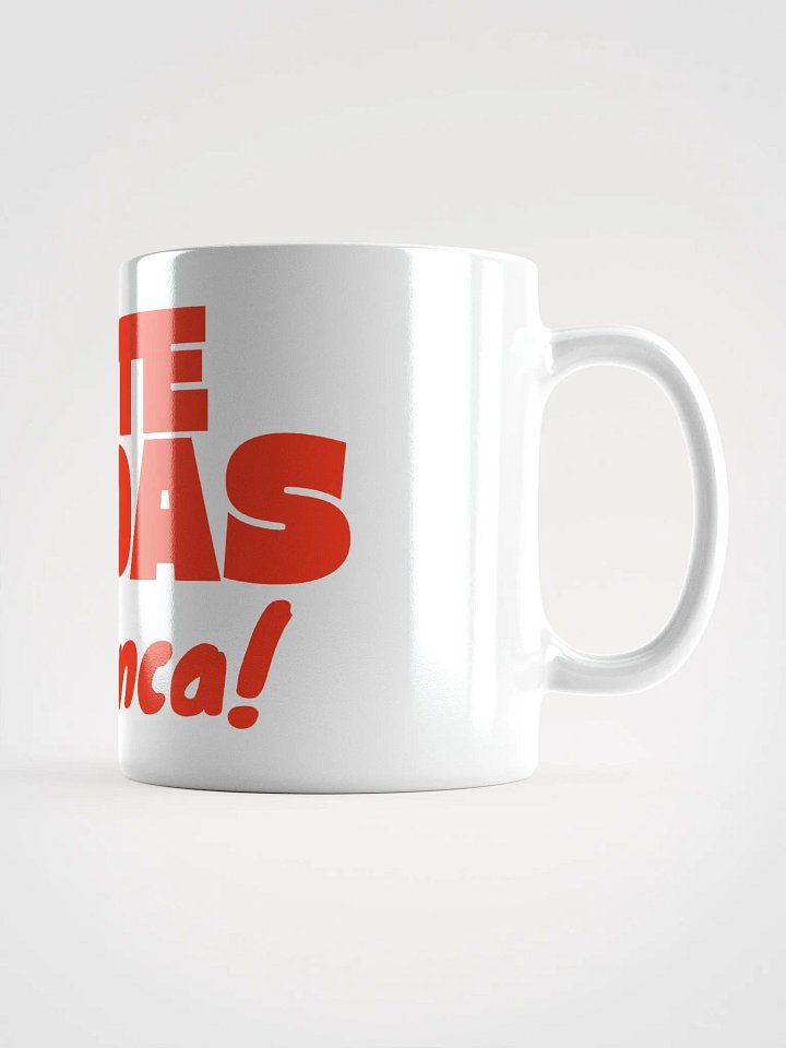 ¡No te rindas nunca! Inspirational White Glossy Mug product image (2)