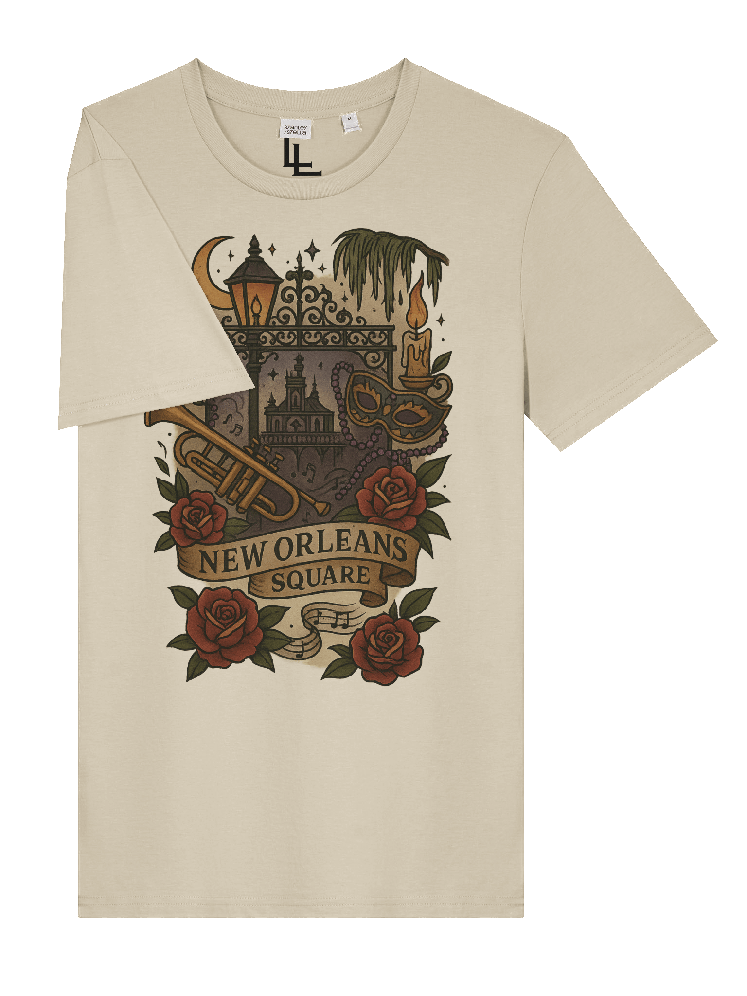 Neo-Traditional New Orleans Square Tee product image (6)