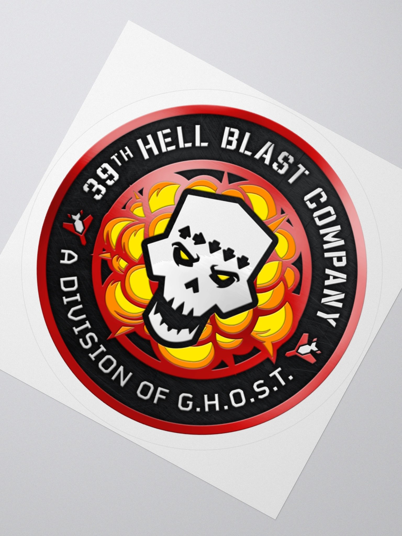 Hell Blast Metallic Sticker product image (5)